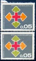 YUGOSLAVIA 1966 Arrows 2 Stamps MNH - Unused Stamps