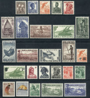 Yvert 1/49, The First 49 Stamps Of The Country, Mint Very Lightly Hinged, Very Fine Quality, Catalog Value Euros... - Papua Nuova Guinea