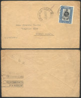 Cover Franked With 3p. (Sc.98), Sent From Port Moresby To Argentina On 25/SE/1933, VF Quality, Very Rare... - Papua Nuova Guinea