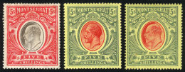 Sc.31 + 40 + 53, The 3 Values Mint Very Lightly Hinged, Very Fine Quality (the First One With A Pressed Out... - Montserrat