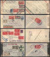 27 Covers Sent To Argentina Between 1942 And 1945, Very Nice Postages, Many Registered (with Official Seals On... - Mexique