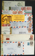 23 Covers Sent To USA Between 1942 And 1944, Including Nice Postages And CENSORED Pieces, VF Quality! - Mexique