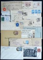 17 Covers Or Cards, Most Posted Between 1873 And 1923, With Some Very Interesting Postages, Cancels And... - Mexico