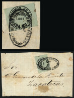 Front Of Cover Used In 1867, Franked With Local Stamp Of Guadalajara, Very Nice! - Mexico