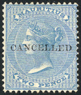 Sc.33, CANCELLED Overprint, VF Quality, Catalog Value US$70. - Maurice (1968-...)