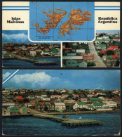 6 Postcards With Fantastic Views Of Puerto Argentino (Port Stanley) Edited By Grafica S.A. In Buenos Aires During... - Falklandeilanden