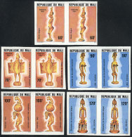 Yvert 403/407, 1981 Art, Complete Set Of 5 Values, IMPERFORATE PAIRS, VF Quality! - Mali (1959-...)