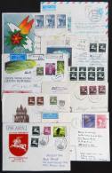 20 Modern Covers, Almost All Sent To Argentina, With Interesting Postages And Overprints Of The First Years After... - Lithuania