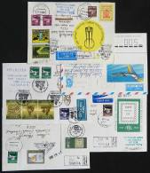 9 Modern Covers Sent To Argentina, With Interesting Postages And Overprints Of The First Years After The... - Litauen