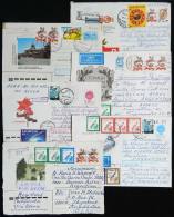 12 Modern Covers Sent To Argentina, With Interesting Postages And Overprints Of The First Years After The... - Kazakhstan
