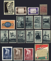 19 Old Cinderellas, Some Very Rare, Varied Topics, Most Of Fine To VF Quality (some May Have Defects), Very... - Zonder Classificatie