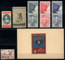 10 Old Cinderellas, Some Very Rare, Varied Topics, Most Of Fine To VF Quality (some May Have Defects), Very... - Zonder Classificatie