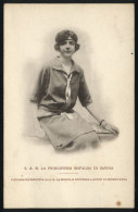 Princess Mafalda, VF Old Postcard, With A Small Spot At Bottom Right, Else Excellent! - Autres & Non Classés