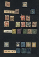 Old Collection In Stockbook, Including Many Interesting Stamps, Some Can Be Reprints Or Forgeries, But Many Are... - Verzamelingen