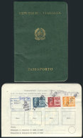 3 Interesting Revenue Stamps On A Modern Passport (year 1979), VF Quality! - Zonder Classificatie