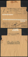 Telegram Sent From Roma To Pergolato On 6/FE/1938, With Interesting Printed ADVERTISING: Ships (Cosulich Line,... - Non Classés