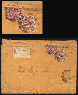 Registered Cover With Printed Matter Sent From Roma To Genova On 20/FE/1918, Franked With 12c., Very Interesting! - Non Classés