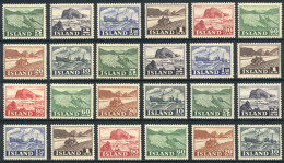 Sc.258/9 + 261 + 263/4 + 266/8, 1950 Definitives, The 8 Values Issued That Year (other 4 Were Issued Later), 3 Sets... - Andere & Zonder Classificatie