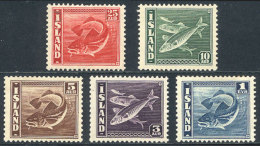 Sc.217a + 218a + 219c + 221b + 224b, 1939/45 The Set Of 5 Values With Perforation 14 X 13½, Mint, Very Fine... - Altri & Non Classificati