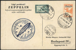 ZEPPELIN Card Flown On 28/MAR/1931, Excellent Quality! - Other & Unclassified