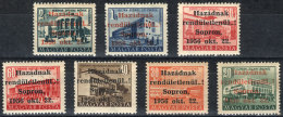 Yvert 1211A/G, Sopron Issue, Cmpl. Set Of 7 Values, MNH But With Some Stain Spots In A Couple Of Examples, Catalog... - Andere & Zonder Classificatie