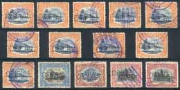 Lot Of Stamps Punched "OFICIAL", Very Fine General Quality, Nice Cancels! - Guatemala