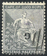 Sc.4, With INVERTED "G" OVERPRINT Variety, VF Quality! - Griqualandia Occidental (1874-1879)