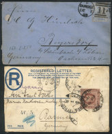 2 Very Old Covers (1883 And 1911) Sent To Germany, Interesting! - Autres & Non Classés