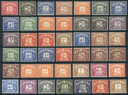 Very Interesting Lot Of Unused Stamps (most Unmounted, Some Lightly Hinged), All Of Very Fine Quality. It Includes... - Taxe