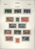 Collection In "KA-BE" Album (1886 A 1992), Fairly Complete, Earlier Issues Used And Then Mint (most MNH), Including... - Gibraltar