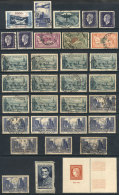 Lot Of Interesting Stamps, Most Used, General Quality Is Fine To Very Fine, Yvert Catalog Value Over Euros 550... - Collections