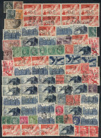 PERFINS: Lot Of A Number Of Stamps With Commercial Perfins, Very Fine General Quality, Very Interesting Lot For The... - Collections