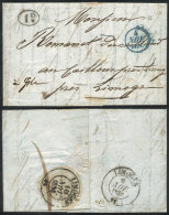 Entire Letter Dated Paris 2/NO/1836 To Limoges, With Interesting Postal Marks On Front And Reverse, VF Quality! - Autres & Non Classés