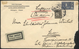 Cover Sent From Helsingfors To Germany On 13/DE/1933, Interesting Postage! - Other & Unclassified