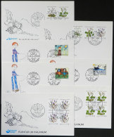 16 Modern FDCs, Very Thematic, Excellent Quality! - Isole Faroer