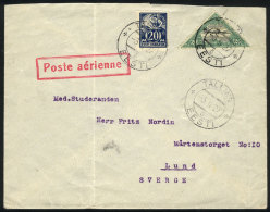 Airmail Cover Sent From Tallinn To Lund (Sweden) On 3/FE/1927 Franked With 40m., Very Nice! - Estland