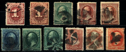 Small Lot Of Old Stamps, Interesting, Nice Cancels, Few With Minor Defects But Most Of Fine Quality! - Autres & Non Classés