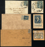 3 Old Covers + 1 Front Of Cover, Defects, Interesting! - Sonstige & Ohne Zuordnung