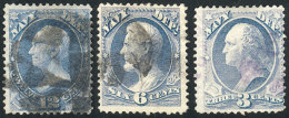 Sc.O37 + O38 + O41, Used, VF Quality, Catalog Value US$85. - Dienstmarken