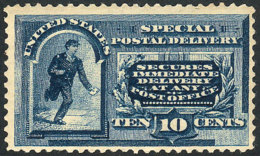 Scott E2, 1888 10c. Blue, MNH, Very Nice, Good Example, Catalog Value US$1,150. - Express & Einschreiben