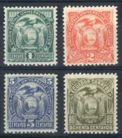 Sc.19/22, Complete Set Of 4 Values Mint With Gum And Lightly Hinged, VF Quality! - Ecuador