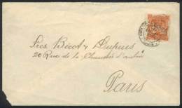 Cover Franked By Sc.15 (10c. Orange) Sent From Guayaquil To Paris On 9/DE/1891, VF! - Ecuador