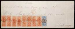 Judicial Document ("plica") Weighting 2 Pounds And 2 Onces (34 Onces), With Correct Postage Of 17 Reales: 1 Real... - Equateur