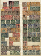 Stock Of SEVERAL HUNDREDS Stamps In Stockbook Pages, Fine General Quality (although Some Can Have Minor Defects),... - Lots & Serien