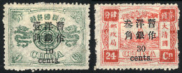 Sc.35 + 37, Mint Part Original Gum, Fine To VF Quality, Catalog Value US$1,125. - Autres & Non Classés