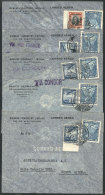 5 Covers Sent To Argentina In 1938, Very Fine Quality! - Chili