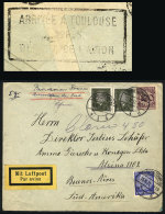 Airmail Cover Sent From Braunschweig To Argentina On 15/OC/1932 By Air France, With Transit Backstamp Of Toulouse... - Altri & Non Classificati