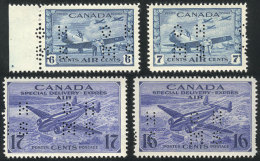 Sc.OC7/OC8 + OCE1/OCE2, Mint Very Lightly Hinged, Excellent Quality, Catalog Value US$66. - Altri & Non Classificati