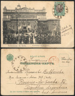 Postcard (Sofia, Opening Of Parliament) Franked With 5c., Sent To Argentina On 15/OC/1903, VF Quality, Rare! - Otros & Sin Clasificación