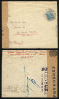 Cover Sent From Rio Grande Do Sul To Argentina In NO/1942, With Interesting CENSOR Marks, VF! - Other & Unclassified